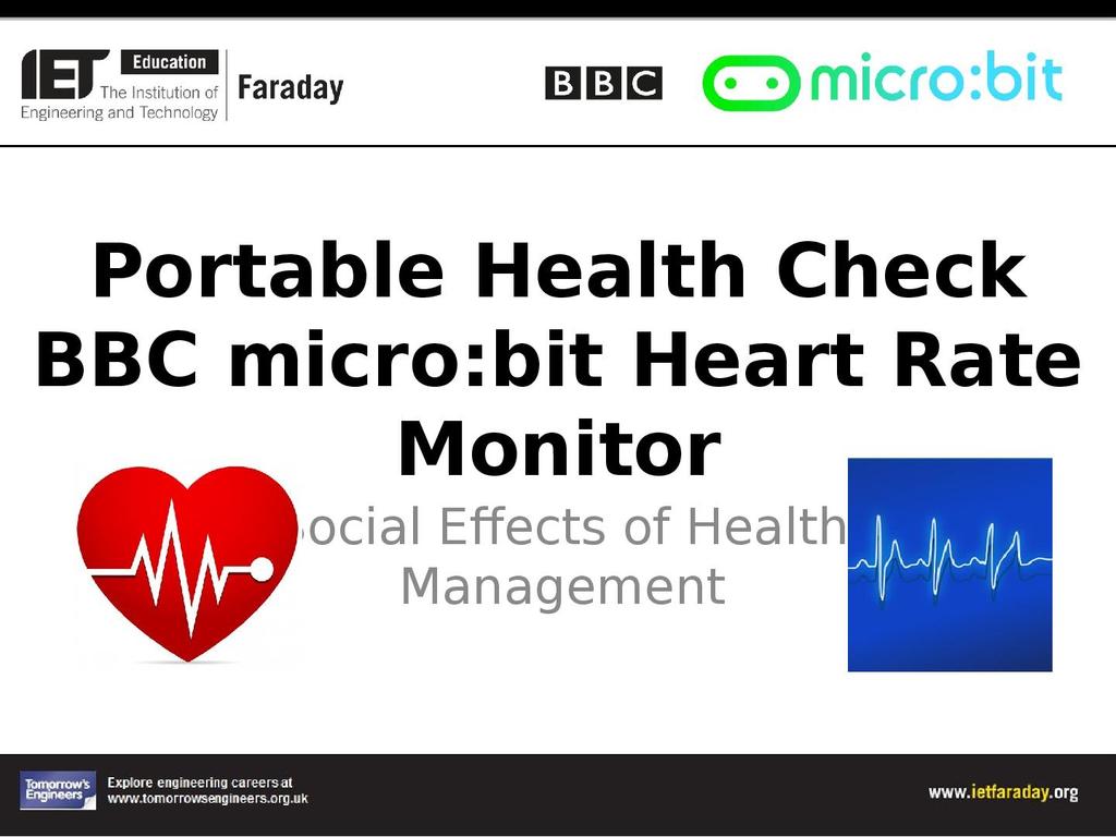 microbit heart rate monitor